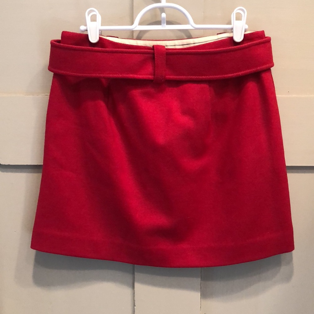 Red J.Crew Skirt - Picture 2 of 4